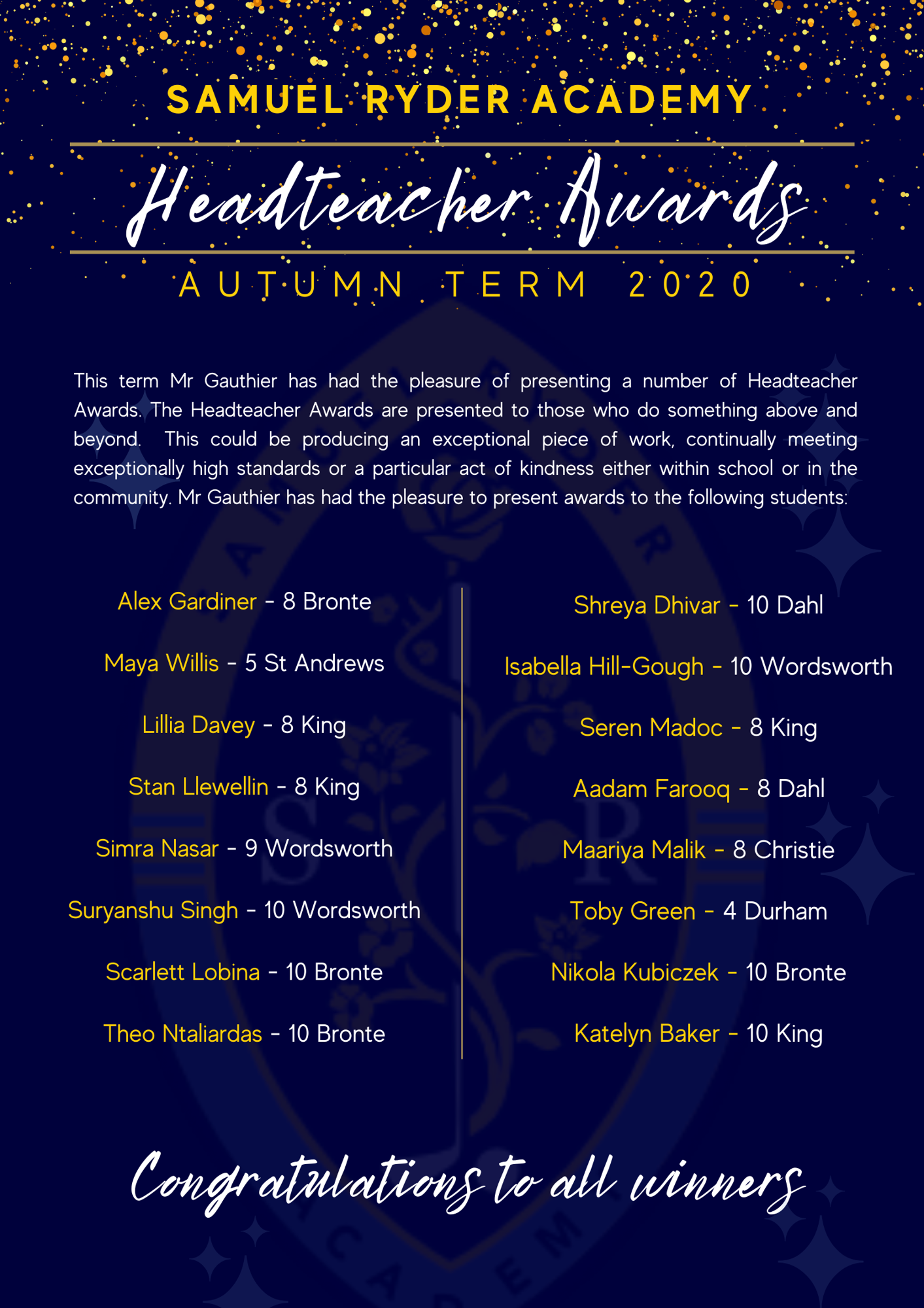 Headteacher Awards