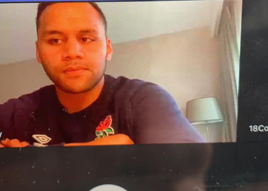 England and Saracens rugby player Billy Vunipola answers Samuel Ryder students' questions