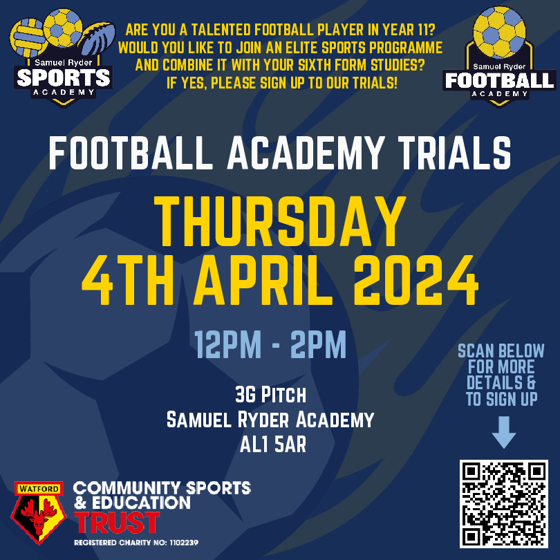 Football Academy trials 4.4.2024