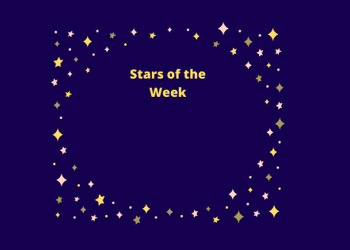 Primary Stars of the Week -29th November 2019