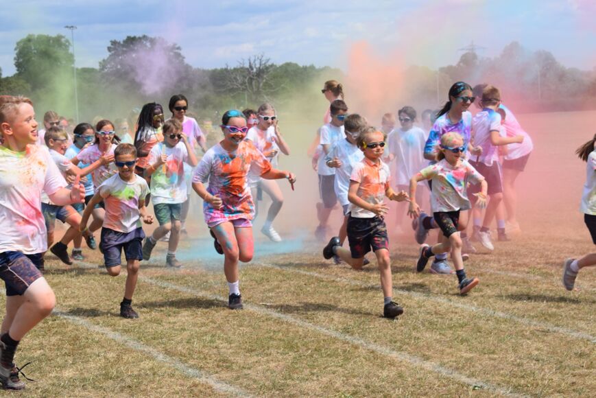Primary Colour Run Event - News - Samuel Ryder Academy
