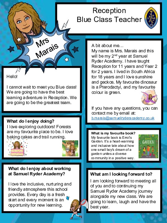 Blue class mrs marais