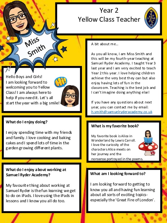 Yellow class miss smith